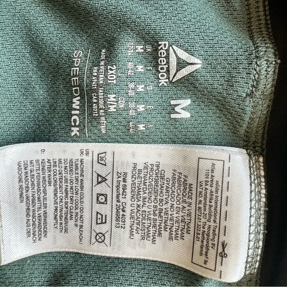 Green Reebok Shorts - Picture 3 of 3